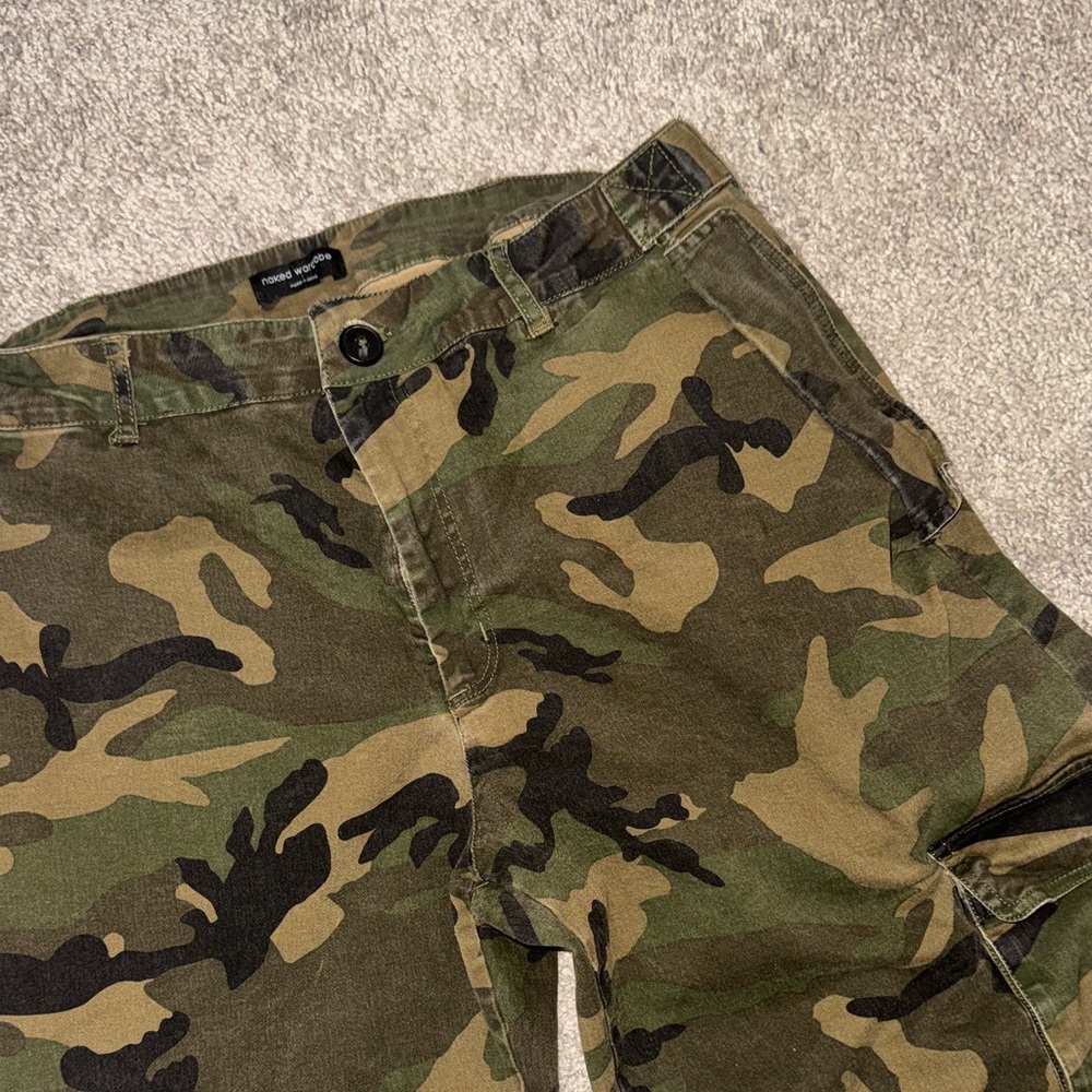 Naked Wardrobe Camouflage Cargo Pants - Picture 3 of 6